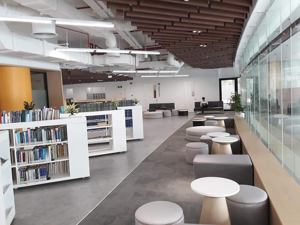 Fulbright University library and study area